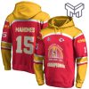 Patrick Mahomes 15 Chiefs Team Kansas City Chiefs Super Bowl Champion 2023 Unisex 3D Hoodie 3D T-Shirt Zip 3D Hoodie