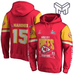 Patrick Mahomes 15 We Are The Best Team Kansas City Chiefs Super Bowl  Champion 2023 All Over Print 3D Hoodie - T-shirts Low Price