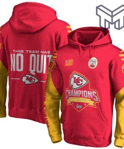 Patrick Mahomes 15 This Team Has No Quit Kansas City Chiefs Super Bowl Champion 2023 Unisex 3D Hoodie 3D T-Shirt Zip 3D Hoodie