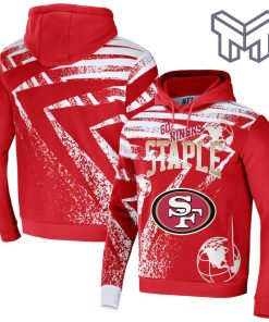 San Francisco 49ers NFL All Over Print Pullover Unisex 3D Hoodie 3D T-Shirt Zip 3D Hoodie - Red