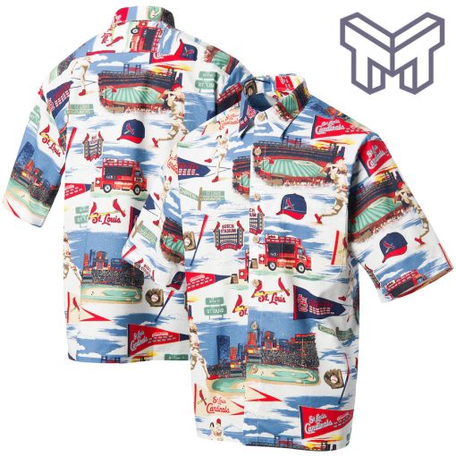 St. Louis Cardinals Hawaiian shirt, MLB Hawaiian shirt, hoặc Scenic Hawaiian shirt and short