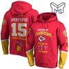 Undefeated Patrick Mahomes 15 Kansas City Chiefs Super Bowl Champion 2023 Unisex 3D Hoodie 3D T-Shirt Zip 3D Hoodie