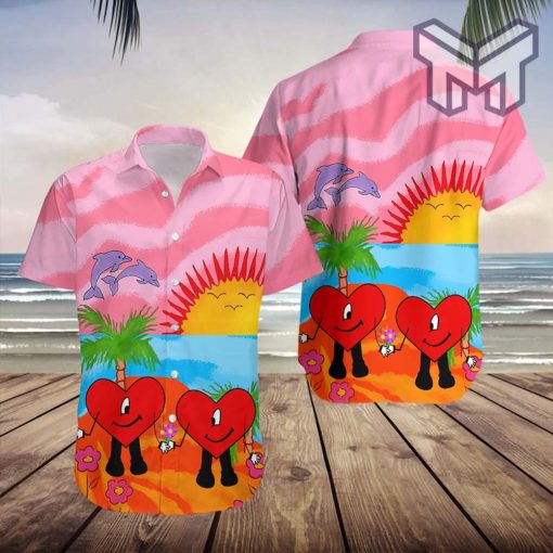 Bad Bunny Hawaiian Shirt, Bad Bunny Worlds Hottest Tour 2023, Hawaiian Shirt And Shorts