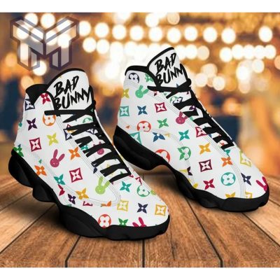 Bad Bunny LV Air Jordan 13 Sneaker Shoes