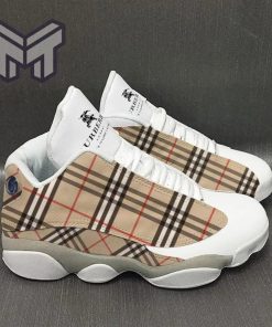 Burberry White Air Jordan 13 Sneakers Shoes Hot 2023