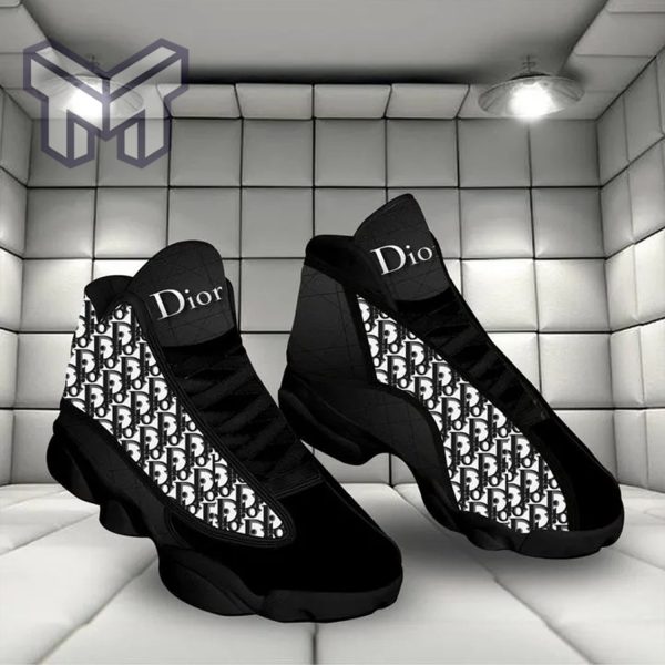 Dior Black Air Jordan 13 Sneakers Shoes