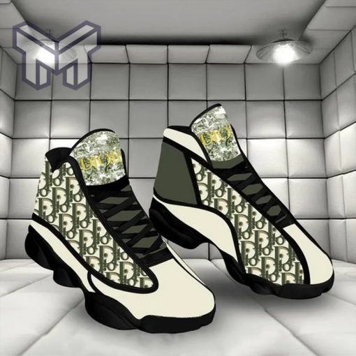 Dior Moss Green Air Jordan 13 Sneakers Shoes