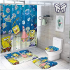 Funny Spongebob Bathroom Sets, Shower Curtain Sets.