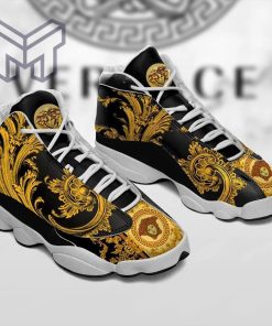 Gianni Versace Black Air Jordan 13 Sneakers Shoes Sport Hot 2023
