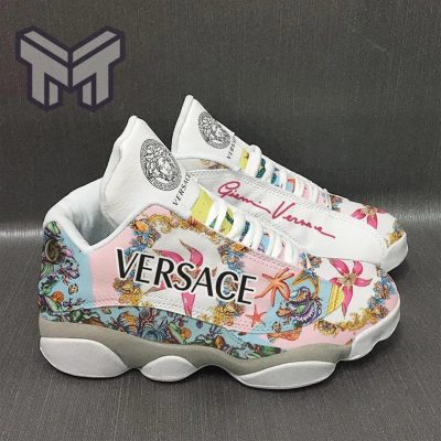 Gianni Versace Flower Air Jordan 13 Sneakers Shoes