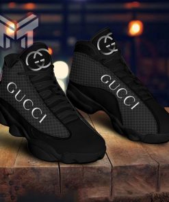 Gucci Black GC Air Jordan 13 Sneakers Shoes