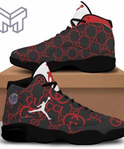 Gucci Black Red Air Jordan 13 Sneakers Shoes Hot 2023