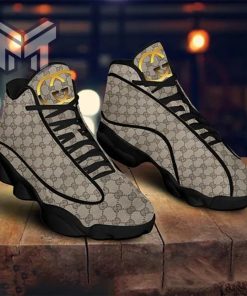 Gucci Brown Air Jordan 13 Sneakers Shoes