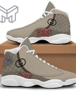 Gucci Grey Snake Air Jordan 13 Sneakers Shoes