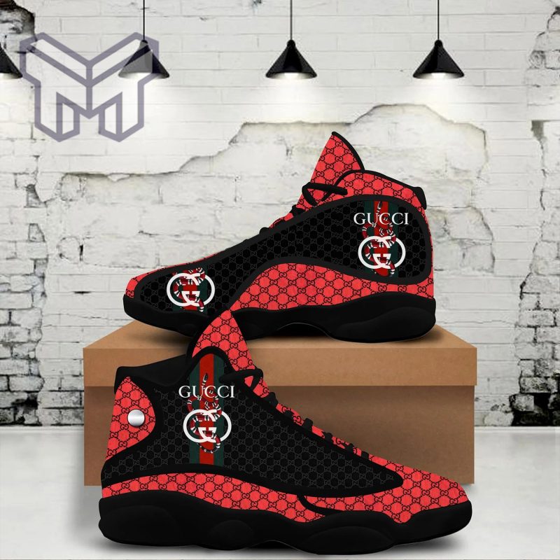 Gucci Air Jordan 13 Brown Black GC Shoes, Sneakers - Ecomhao Store