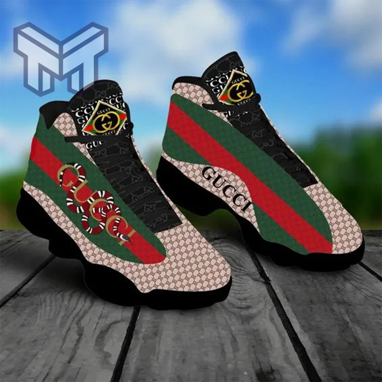 kit Tilgivende lysere Gucci Snake GC Air Jordan 13 Sneakers Shoes - Muranotex Store