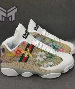 Gucci Supreme Bee Flower Air Jordan 13 Sneakers Shoes