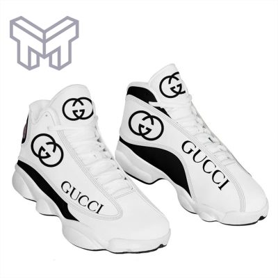 Gucci White Air Jordan 13 Sneakers Shoes