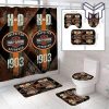 Harley Davidson Bathroom Set With Shower Curtain Shower Curtain And Rug Toilet Seat Lid Covers Bathroom Set Type 12