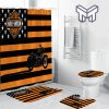 Harley Davidson Bathroom Set With Shower Curtain Shower Curtain And Rug Toilet Seat Lid Covers Bathroom Set Type 15