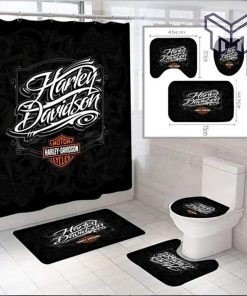 Harley Davidson Bathroom Sets Shower Curtain Sets Type 01