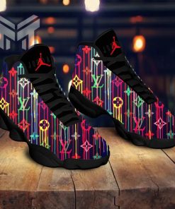 Louis Vuitton Air Jordan 13 Sneakers Shoes Multicolor Hot 2023