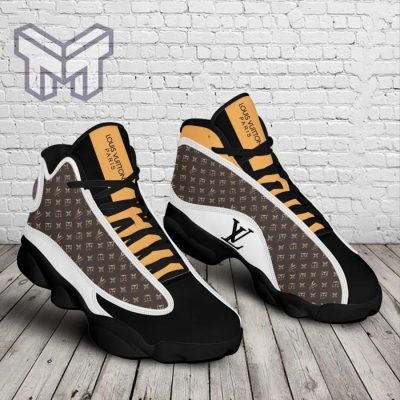 Louis Vuitton Black Air Jordan 13 Sneakers Shoes