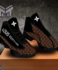 Louis Vuitton Black Air Jordan 13 Sneakers Shoes Hot 2023