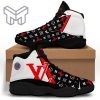 Louis Vuitton Black White LV Air Jordan 13 Sneakers Shoes