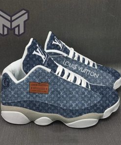 Louis Vuitton Blue LV Air Jordan 13 Sneakers Shoes