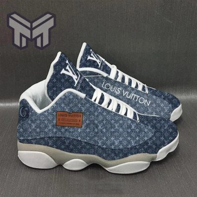 Louis Vuitton Blue LV Air Jordan 13 Sneakers Shoes