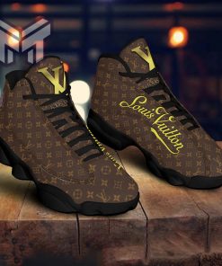 Louis Vuitton Brown Monogram Air Jordan 13 Sneakers Shoes