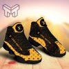 Louis Vuitton Brown Yellow Air Jordan 13 Sneakers Shoes