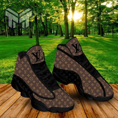 Louis Vuitton LV Brown Air Jordan 13 Sneakers Shoes