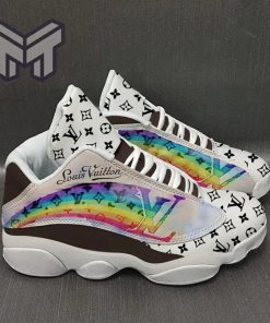 Louis Vuitton LV Rainbow Air Jordan 13 Sneakers Shoes