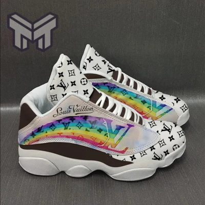 Louis Vuitton LV Rainbow Air Jordan 13 Sneakers Shoes