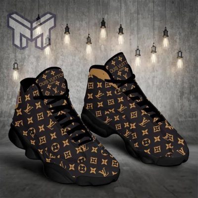 Louis Vuitton LV Retro Brown Air Jordan 13 Sneakers Shoes