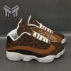 Louis Vuitton LV White Brown Air Jordan 13 Sneakers Shoes