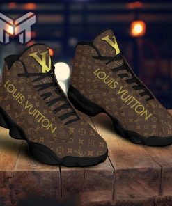 Louis Vuitton Paris Brown Air Jordan 13 Sneakers Shoes