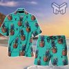 Louis Vuitton Pineapple Hawaii Set Luxury Brand Fashion Hawaiian Shirt And Shorts