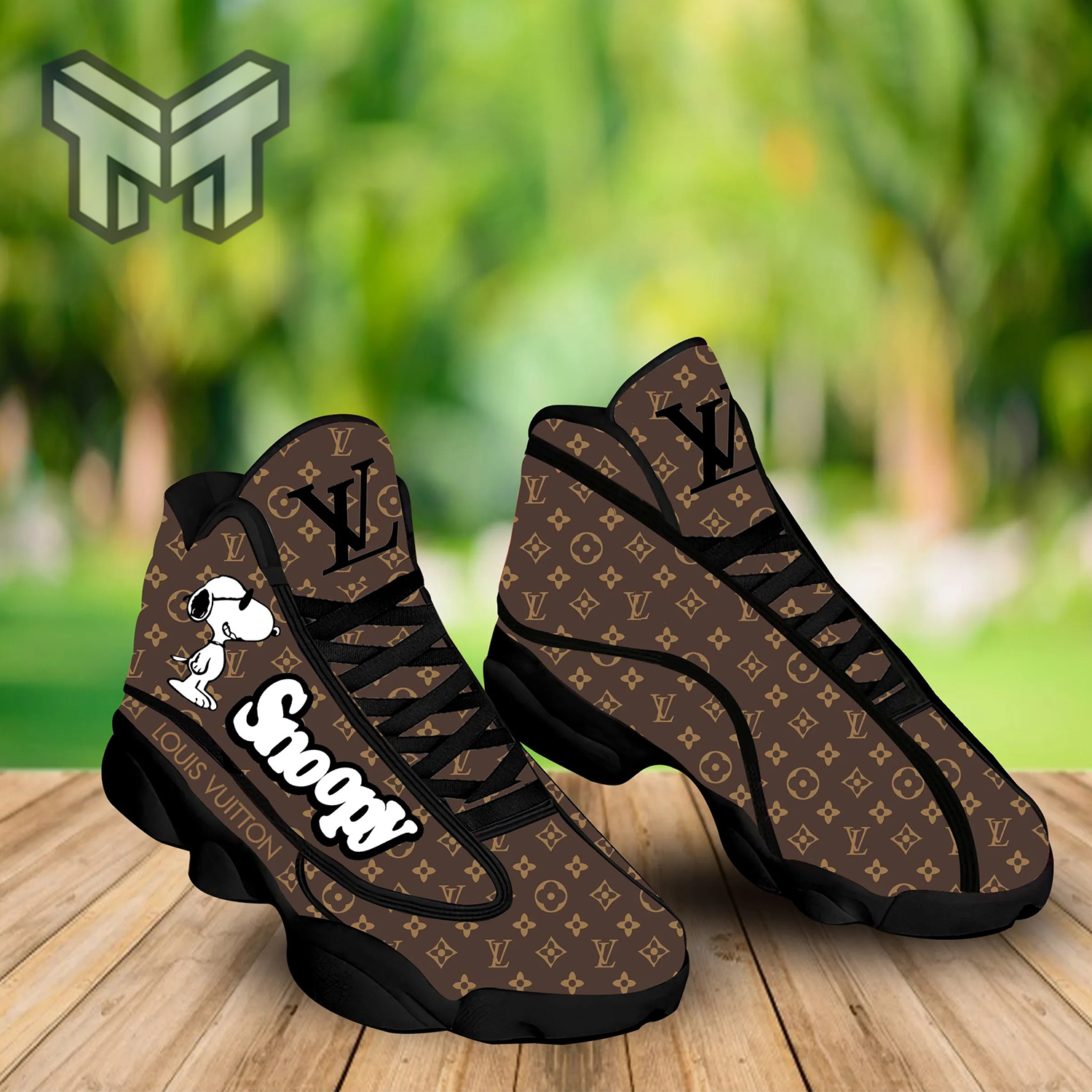 Louis Vuitton Black Brown Air Jordan 11 Sneakers Shoes Hot Lv