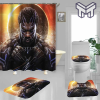 Marvel Black Panther Movies Print Premium Bathroom set, Shower Curtain Set