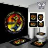 Pittsburgh Steelers Sport Bathroom set, Shower Curtain Set Type 02