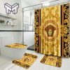 Versace Bathroom Mat Set Luxury Brand Shower Curtain Luxury Window Curtains
