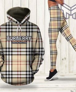 Burberry london england hoodie leggings luxury brand clothing clothes outfit for women hot 2023