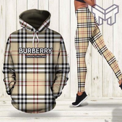 Burberry london england hoodie leggings luxury brand clothing clothes outfit for women hot 2023