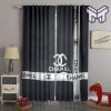 Chanel Fashion Logo Luxury Brand Window Curtain For Living Room, Luxury Curtain Bedroom For Home Decoration