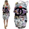 Chanel batwing pocket dress luxury brand clothing clothes outfit for women hot 2023