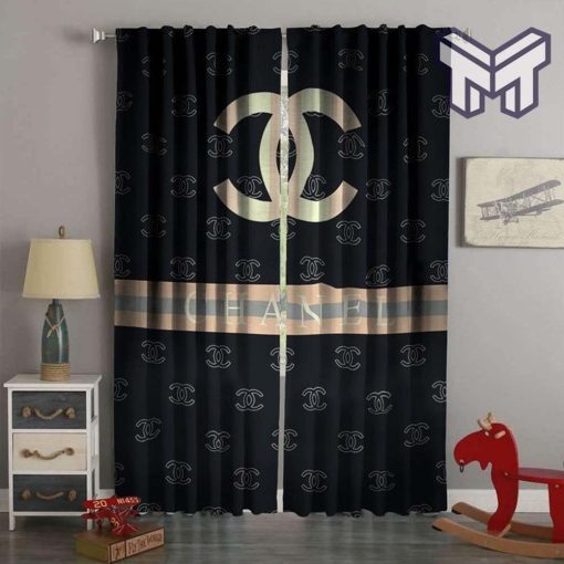 Chanel luxury brand window curtain living room window decor,curtain waterproof with sun block