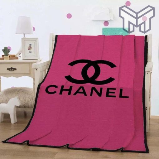 Chanel pinky new fashion luxury brand fleece blanket comfortable blanket